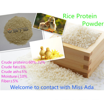Futterzusätze Reis Protein Mahlzeit